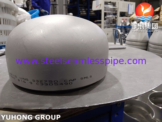 ASTM A815 SAF2507 / UNS S32750 Süper Dupleks Çelik Kapağı B16.9 BW Boru Montajı