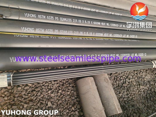 ASTM A335 Sınıfı P9 P11 P22 P91 Yüksek sıcaklık ve basınç uygulamaları için alaşımlı çelik boru