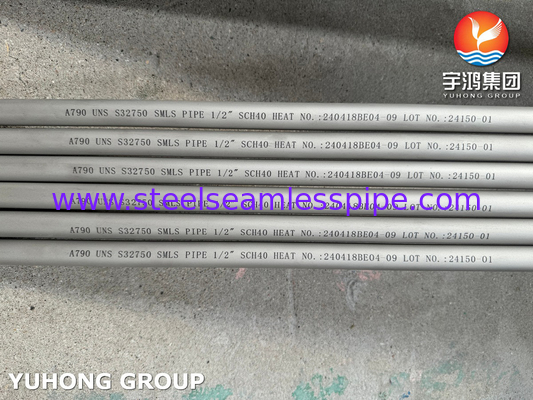 ASTM A789 S32750 Deniz suyu çözünürlüğü için Süper Dupleks Çelik