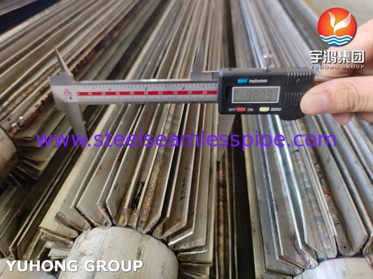 ASTM A106 A333 A179 A210, P5 P11 P22 P9, Uzunlamalı Fined Tube
