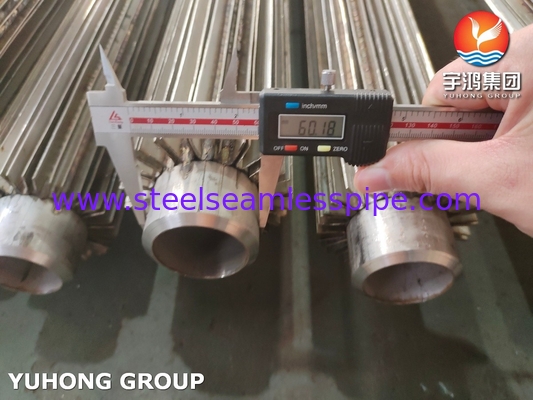 ASTM A106 A333 A179 A210, P5 P11 P22 P9, Uzunlamalı Fined Tube