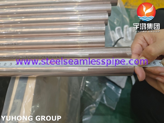 ASTM B111 C70600 Bakır Nikel 90/10 Tuzsuz Tüpler