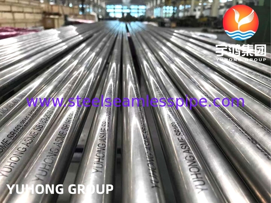 SB163 Monel 400 Nikel-Bakır Alaşımlı Tüp UNS N04400 Distillasiyon Kolonları