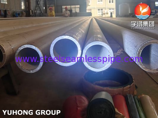 Paslanmaz Çelik Dikişsiz Boru ASME SA213 ASTM A213 Yağ Ekipmanı Uygulaması için Dekapajlı ve Tavlanmış Parlak Tavlanmış