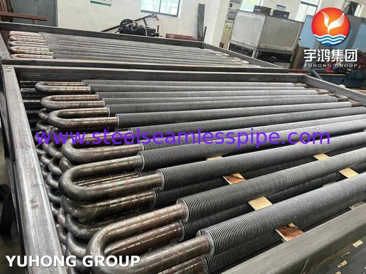 U Bend Fin Tube Isı Değiştiricisi / Kazan / Fırında