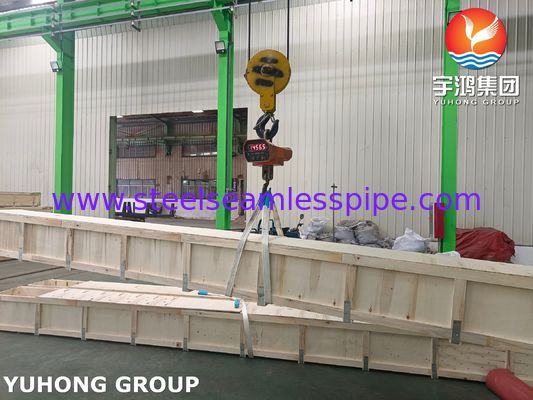 Nikel Alaşımı Dikişsiz Tüp B163 UNS N08825 25.4MM*2.11MM*5555MM HEAT NO.175-122