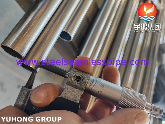 ASTM A249 TP316L Parlak Annealed Paslanmaz Çelik Kaynatılmış Tüp Isı Değiştiricisi Tüp