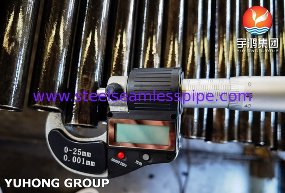 19.05MM SA179 Boiler Tube ASME SA179 Stripper Feed Bottom Exchanger için