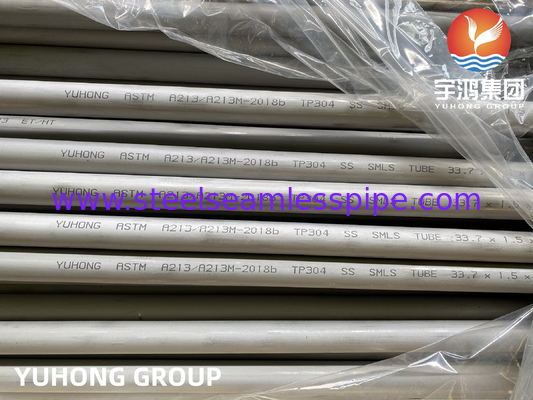 ASTM A213 TP304 304H 304L paslanmaz çelik ısı değiştiricisi tüpü