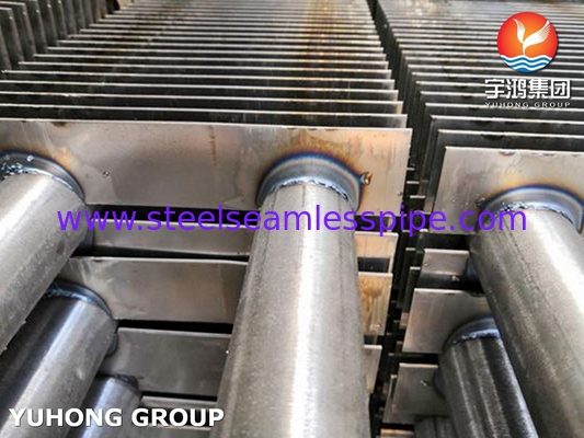Paslanmaz Çelik Fin Tube H Type A213 TP316L ile SS Fin SS316L duman ısıtıcısı için