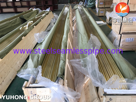ASTM B111 / ASME SB111 C44300 Kondansör Isı Değiştiricisi Uygulamaları İçin Bakır Tüp