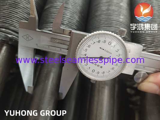 ASME SA179 Fin Tube Embedded Type with A1060 Aluminium Fins Pull Test Pass (A1060 Alüminyum Fin Çekim Sınavı Geçerli)