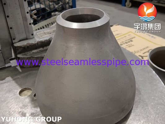 ASTM A815 UNS S32750 Süper Dupleks Çelik Fittings B16.9 BW Konsantrik Redüktör