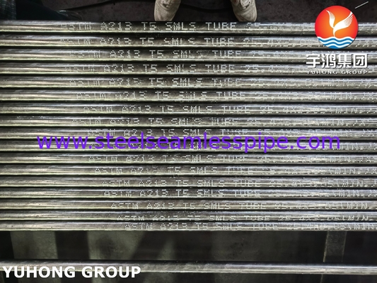 Kaldırma ısı değiştiricisi uygulaması için ASTM A213 / ASME SA213 T5 alaşımlı çelik borular