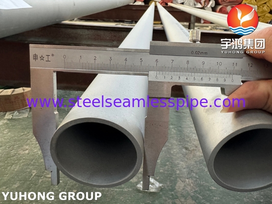 Süper Dupleks 2507 boru ASTM A790 UNS S32750 Süper Dupleks Paslanmaz Çelik Boru