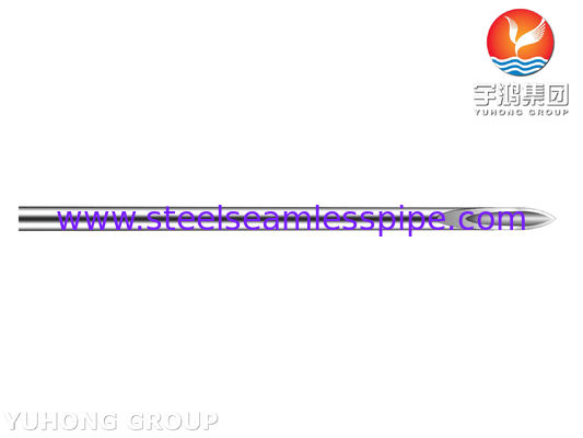 ISO9626 Paslanmaz Çelik Enjeksiyon İğnesi Tüpü, Bevelled Tip, Tıbbi Hipodermik İğne