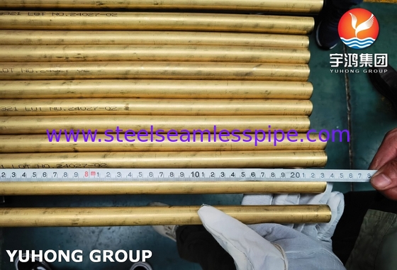 ASTM B111 C68700 Kondansör ve Isı Değiştiricisi Uygulamaları için Bakır Nikel Tüp