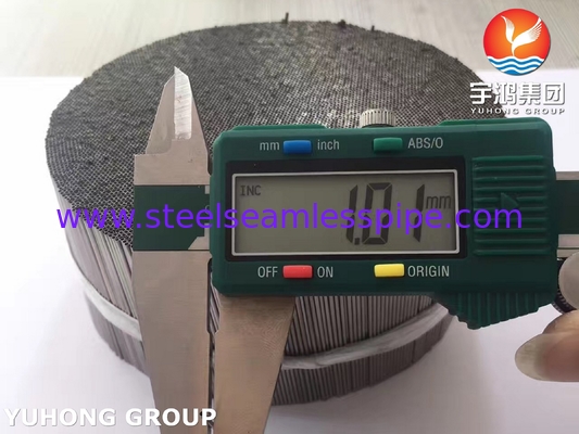 SUS304 SUS316, Tek kullanımlık tıbbi iğne malzemeleri için paslanmaz çelik kılcal boru, 1 * 50MM
