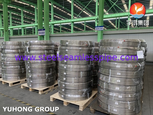 ASTM A269 TP316L Paslanmaz Çelik Bobin Dikişsiz Tüp NACE MR0175 Uygunluğu