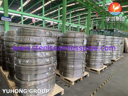 ASTM A269 TP316L Paslanmaz Çelik Bobin Dikişsiz Tüp NACE MR0175 Uygunluğu