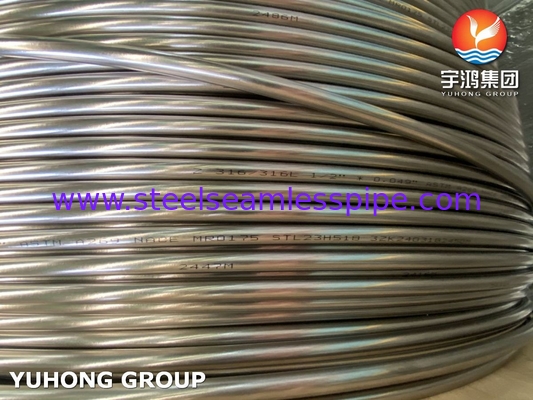 ASTM A269 TP316L Paslanmaz Çelik Bobin Dikişsiz Tüp NACE MR0175 Uygunluğu
