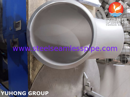 ASTM A815 S32750 Dupleks Paslanmaz Çelik Ayakkabı 90 Derece Uzun Yarıçap Buttwelded