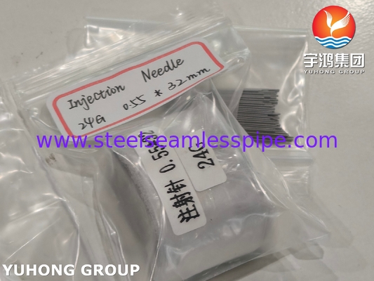 24G Tıbbi Enjeksiyon İğnesi, 0.55 * 32MM, Bevel ucu Paslanmaz Çelik İğne tüpü ISO9626