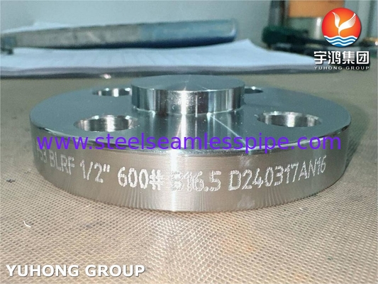 ASTM A182 F53 Dupleks Çelik Kalıplı Kör Yükseltilmiş Yüz Flanş B16.5