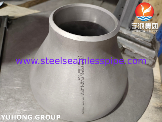 Paslanmaz çelik armatürler Nikel alaşımı ASTM B366 WP UNS N10276 90°LR ELBOW B16.9