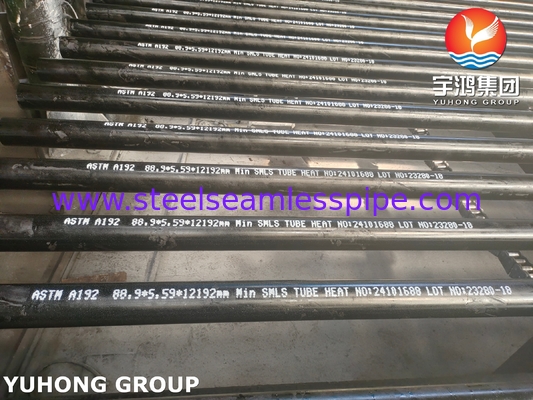 ASME SA192 / ASTM A192 Hava ısıtıcısı uygulaması için karbon çelik dikişsiz boru