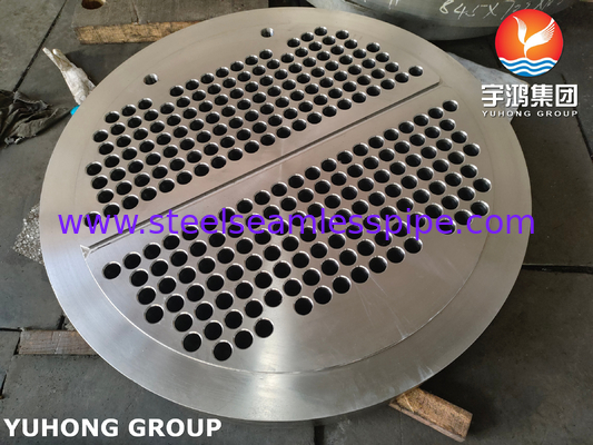 Alaşımlı çelik boru kağıdı ASTM A335 ASME SA335 F5N OD 1761MM*182MM 2476HOLES*19.25MM Sıcaklık Değiştiricisi Uygulaması