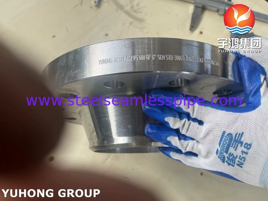 ASTM A182 F5 Açık kaynak boynu RF Flange B16.5 Mükemmel yüksek sıcaklık için