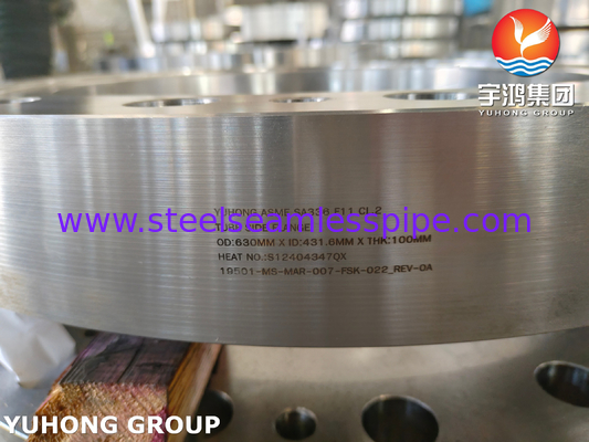 ASME SA336 F11 CL2 Alaşımlı Çelik Kalıplamalar Basınçlı Gemi Flange Tube Side Flange