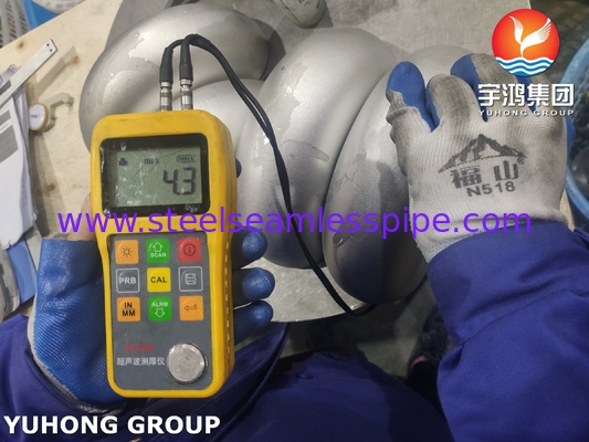 180° SR Dirsek Paslanmaz Çelik Fittings ASTM A403 B16.9 Boru sistemleri için