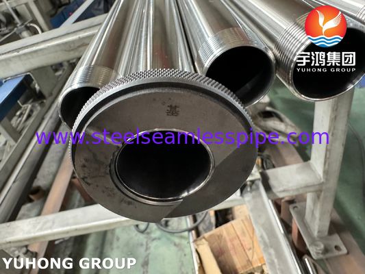 ASTM A270 TP304 Dış iplik ucu ile sanitar paslanmaz çelik tüpü