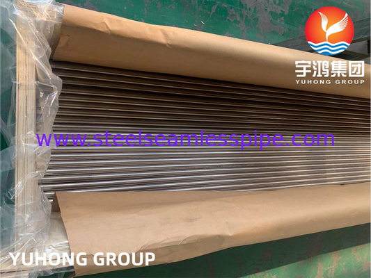 ASTM B111 C71500 Cu70Ni30 Bakır Nikel Deniz suyu için dikişsiz boru