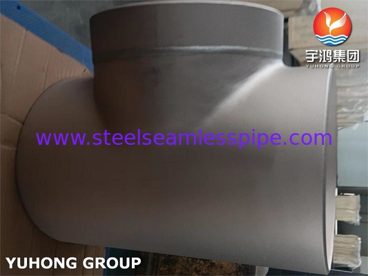 ASTM B466 C70600 Bakır Nikel Alaşımlı Boru Montajı, Buttweld CuNi 90/10 Equal Tee