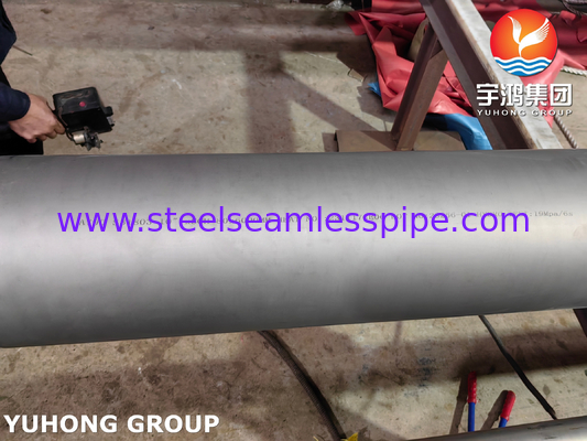 ASTM A790 UNS S31803 dikişsiz çift katmanlı çelik boru turşulanmış, kızartılmış