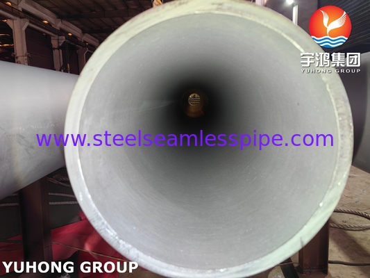 ASTM A790 UNS S31803 dikişsiz çift katmanlı çelik boru turşulanmış, kızartılmış