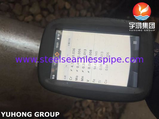 ASTM A335 / ASME SA335 P5 Yüksek Sıcaklık Hizmeti için Nikel Alaşımlı Dikişsiz Boru