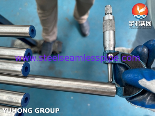 ASTM A249 TP316L Sıcaklık Değiştiricisi için Kaynatılmış Paslanmaz Çelik Borular