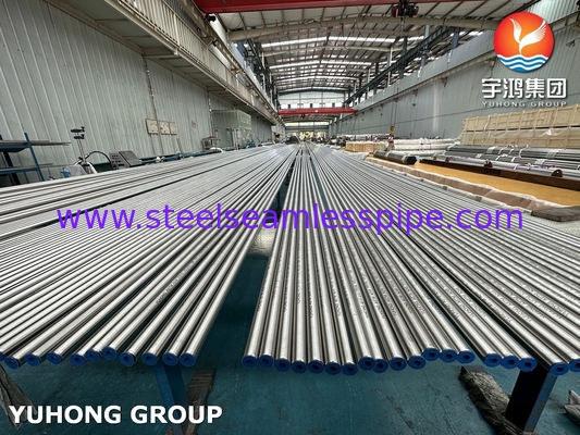 ASTM A249 TP316L Sıcaklık Değiştiricisi için Kaynatılmış Paslanmaz Çelik Borular