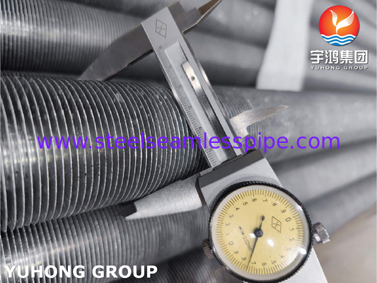 Nikel Alaşımı ASTM B163 N08825 Incoloy 825 Alüminyum Fin ile Ekstrüde Fin Tube