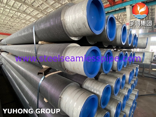 ASTM A312 TP347H Egzoz gazı kazanları için yüksek frekanslı spiral kaynak kanatlı boru