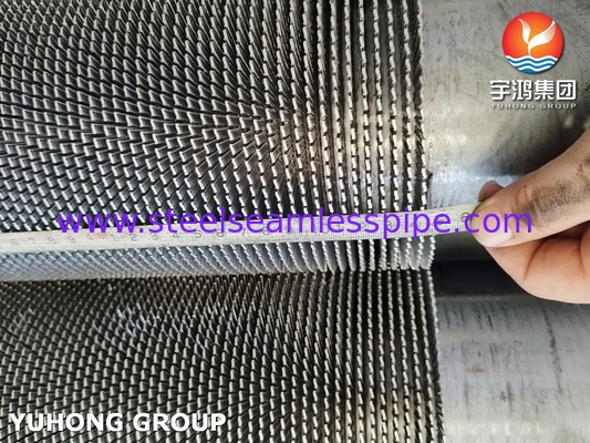 ASTM A312 TP304H Isı Değiştiricisi ve Reaktör Soğutması İçin Düzgeçli Fin Tüp