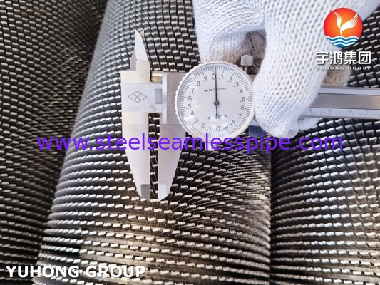 ASTM A312 TP304H Isı Değiştiricisi ve Reaktör Soğutması İçin Düzgeçli Fin Tüp