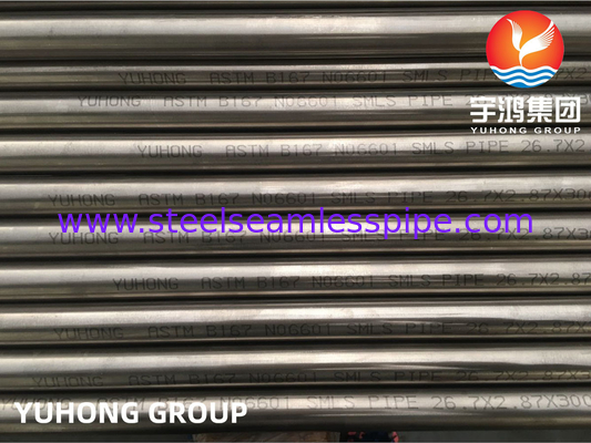 ASTM B167 Inconel 690 N06690 Buhar Jeneratörü Isı Transferi için Dikişsiz Boru