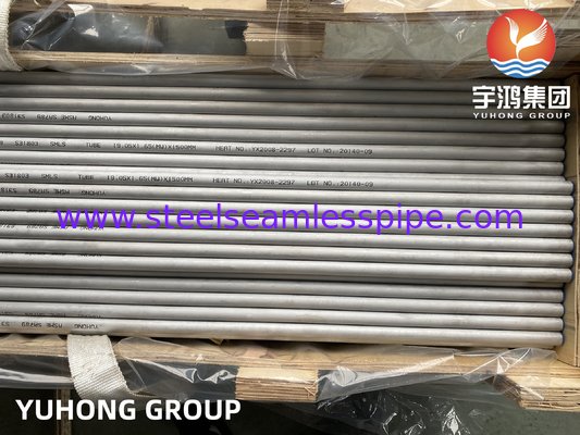 ASTM A789 UNS S31803 SAF2205 Ayaklı ortamlarda çift çelik dikişsiz boru