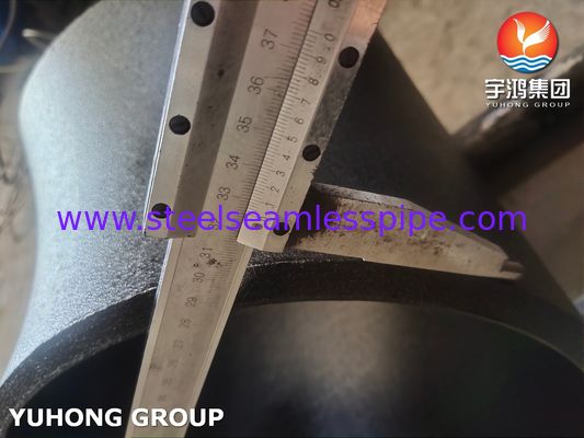 ASTM A234 WPB Karbon Çelik Ayakkabı 45DEG Uzun Yarıçap Buttwelded B16.9