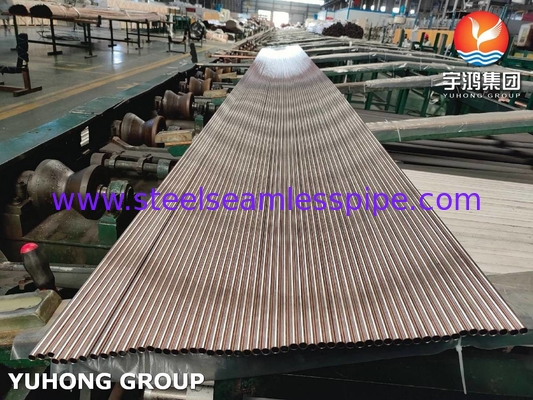 ASME SB111 C70600 Deniz Isı Değiştiricisi için Bakır Nikel Dikişsiz Tüp